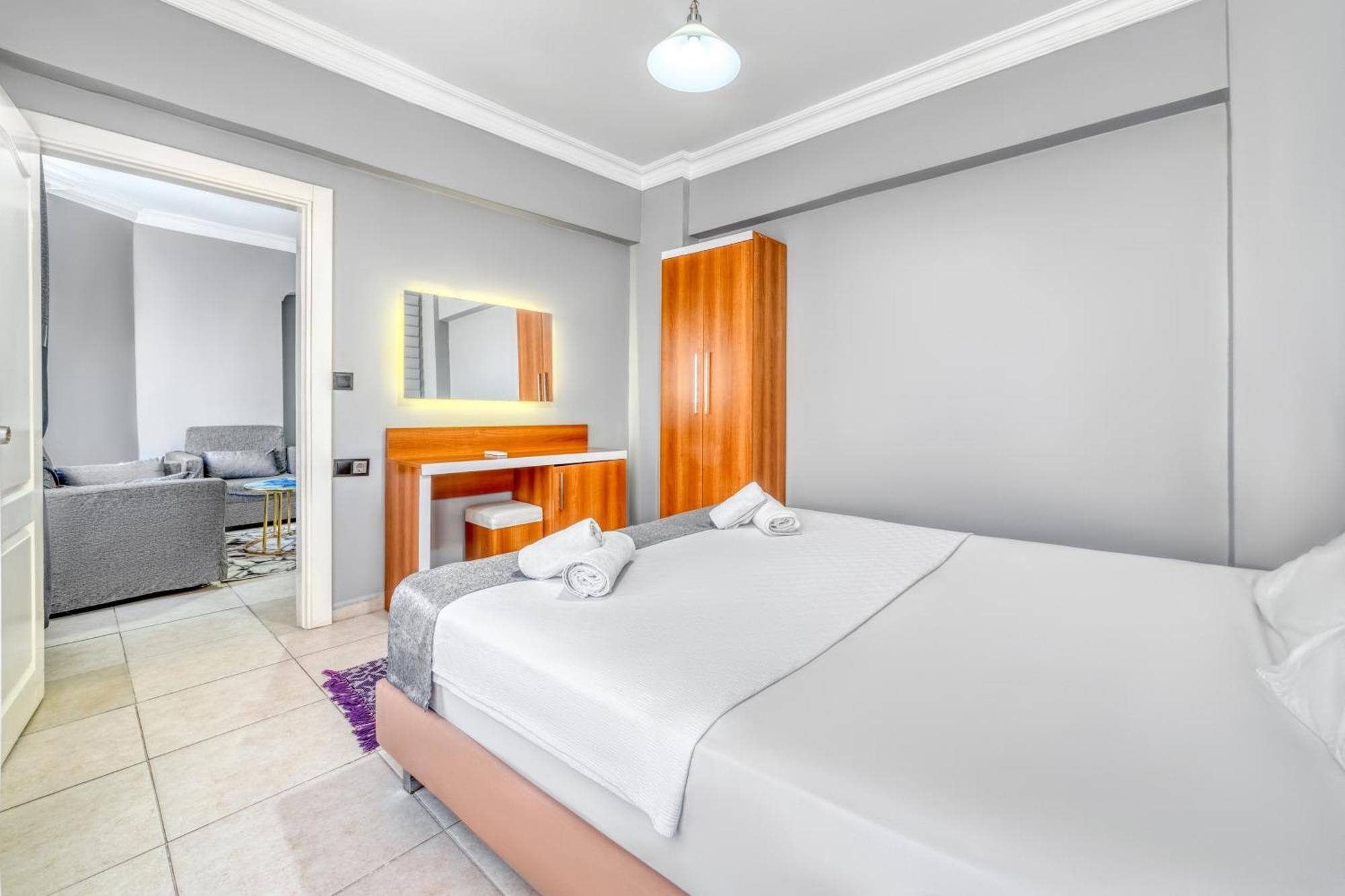 Kleopatra Icaria Apart Hotel 알란야 외부 사진