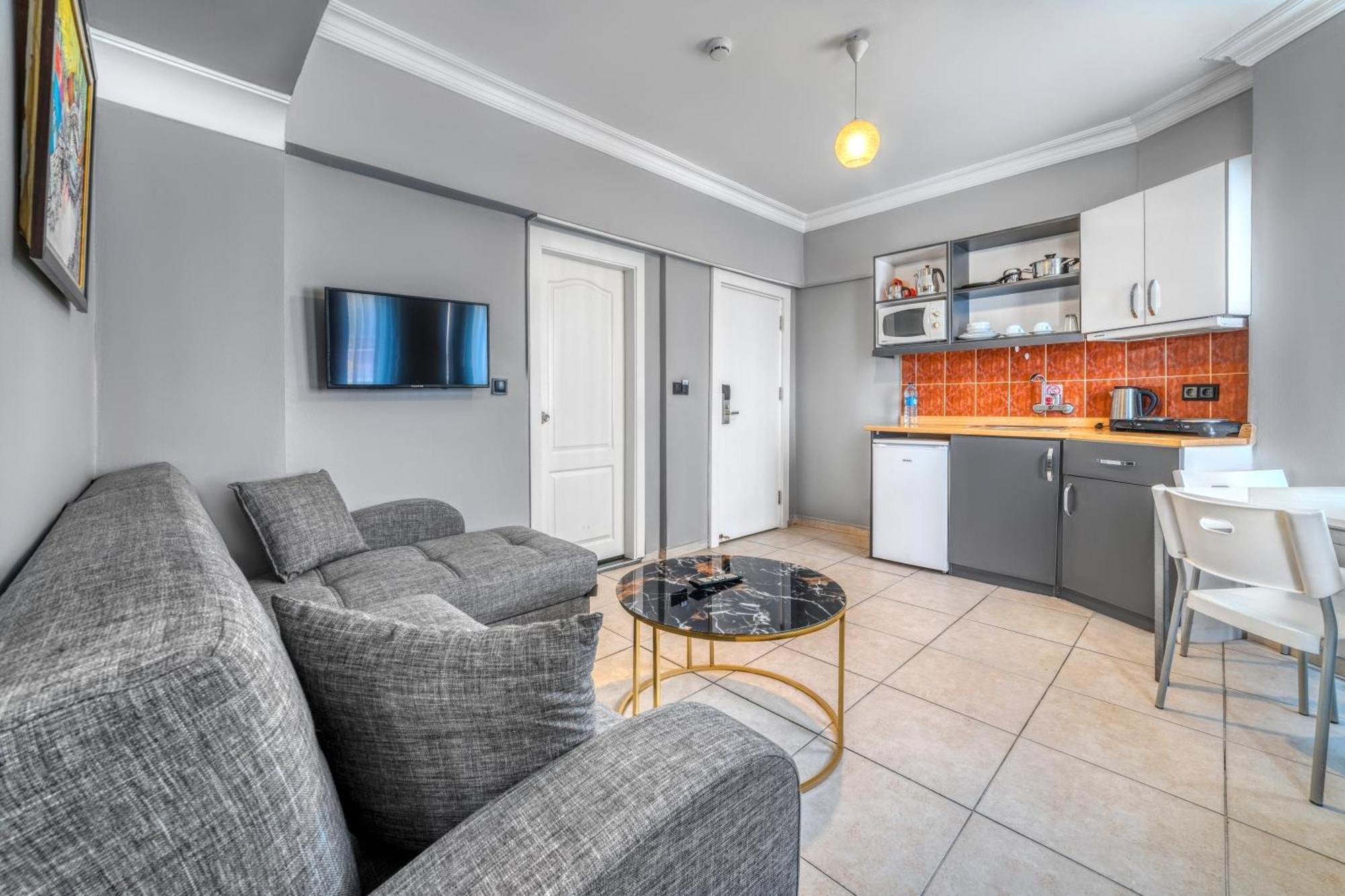 Kleopatra Icaria Apart Hotel 알란야 외부 사진
